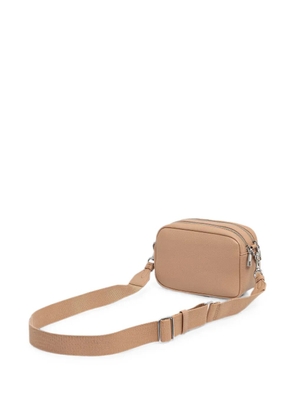 DKNY Hadlee logo-debossed shoulder bag - Neutrals
