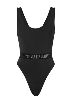 Philipp Plein logo-band swimsuit - Black