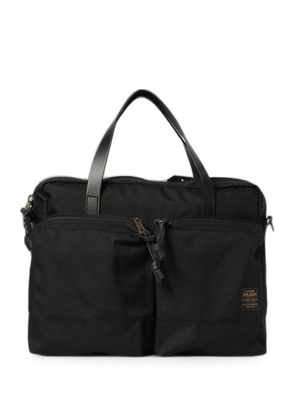 Filson Dryden logo-patch briefcase - Black