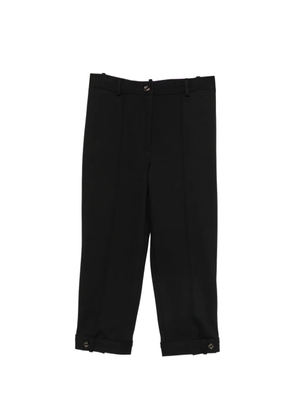 SANDRO pintuck-detail trousers - Black