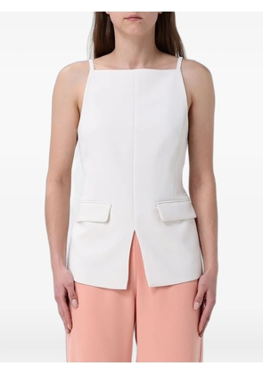 Emporio Armani backless tank top - White