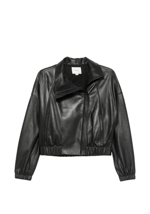 Vince leather bomber jacket - Black