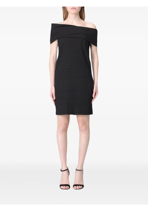 Tela off-shoulder mini dress - Black
