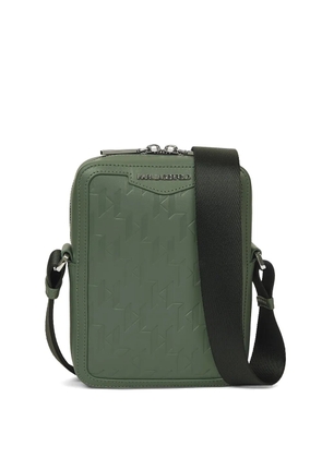 Karl Lagerfeld K/Loom leather messenger bag - Green