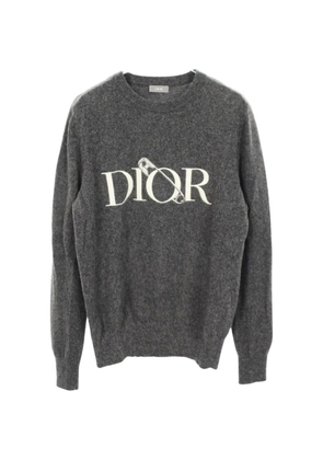 Christian Dior Pre-Owned x Judy Blame logo-embroidered sweater - Grey