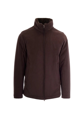 Herno high-neck zip-up jacket - Brown