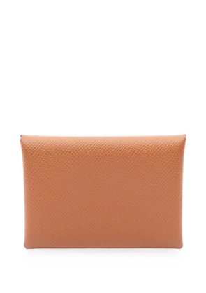 Hermès Pre-Owned Calvi Duo coin purse - Neutrals