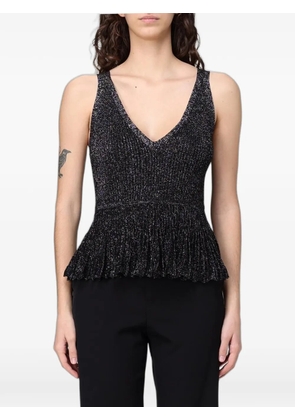 MOSCHINO JEANS V-neck top - Black
