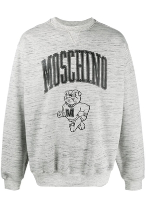 Moschino logo crew-neck sweatshirt - Grey