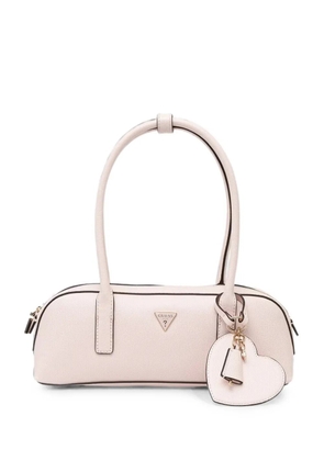 GUESS USA Isobel logo-plaque heart-charm tote bag - Pink