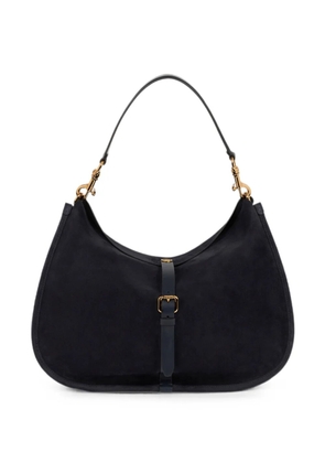 ETRO maxi suede Pony bag - Blue