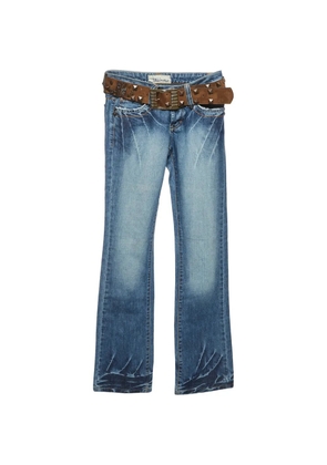 Dolce & Gabbana Pre-Owned belted pocket jeans - Blue