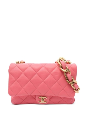 CHANEL Pre-Owned matelassé chain shoulder bag - Pink