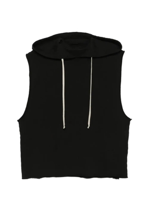 Rick Owens DRKSHDW sleeveless hoodie - Black