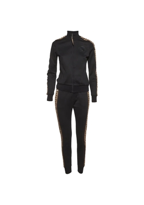 Fendi Pre-Owned FF logo-tape track suit - Black