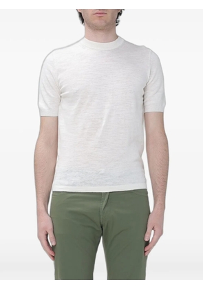 BROOKSFIELD short-sleeve linen T-shirt - White
