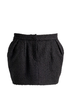 Magda Butrym concealed-fastening mini skirt - Black