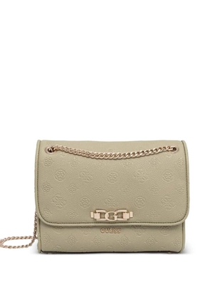 GUESS USA Anise logo-embossed chain-strap shoulder bag - Green