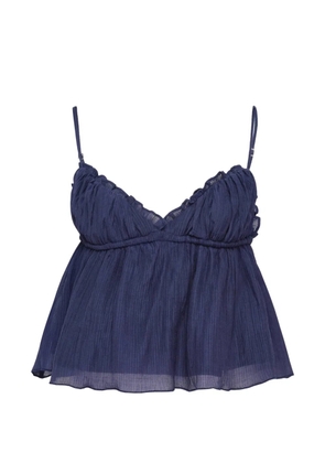 GLOWNY sleveless top - Blue