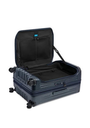 PIQUADRO medium expandable hardside suitcase - Blue