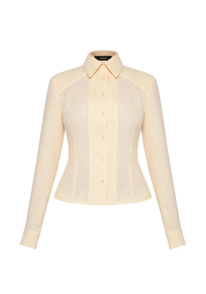 ANOUKI button-down long-sleeve shirt - Neutrals