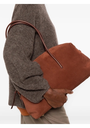 DeMellier Stockholm suede shoulder bag - Brown