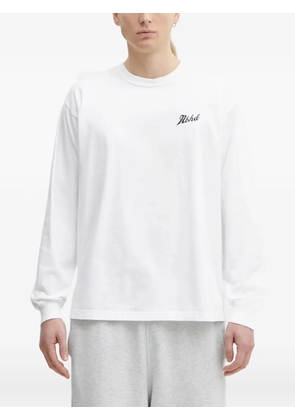 Neighborhood logo-print long-sleeve T-shirt - White