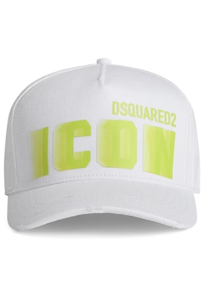 DSQUARED2 logo-print baseball hat - White