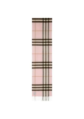 Burberry check-pattern scarf - Pink