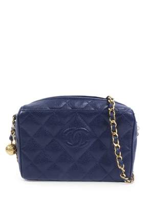 CHANEL Pre-Owned CC Camera quilted shoulder bag - Blue