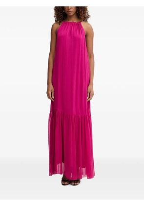 Haveone halterneck tiered maxi dress - Pink