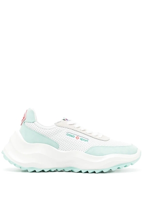 Casablanca Atlantis leather sneakers - White