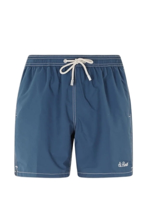 MC2 Saint Barth contrast-stitch drawstring swim shorts - Blue