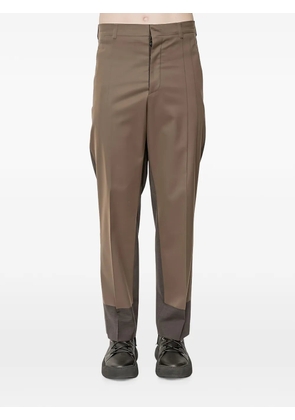 MM6 Maison Margiela two-tone wool trousers - Grey