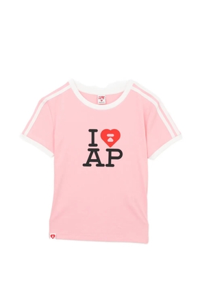 APEE™ by *A BATHING APE® printed T-shirt - Pink