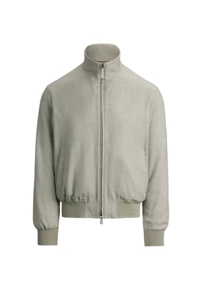 Ralph Lauren Purple Label Felton twill-cloth bomber jacket - Grey
