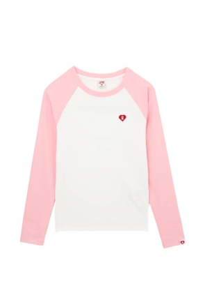 APEE™ by *A BATHING APE® heart-patch T-shirt - White