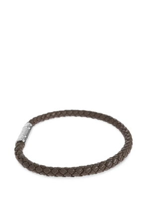 TOM FORD braided leather bracelet - Brown