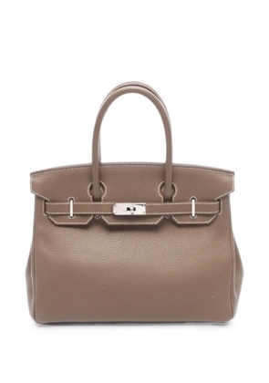 Hermès Pre-Owned 2014 Birkin 30 leather tote bag - Brown