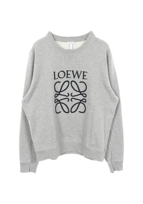 Loewe Pre-Owned 2010s Anagram embroidery sweatshirt - Grey