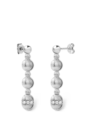 Officina Bernardi Empire S diamond earrings - Silver