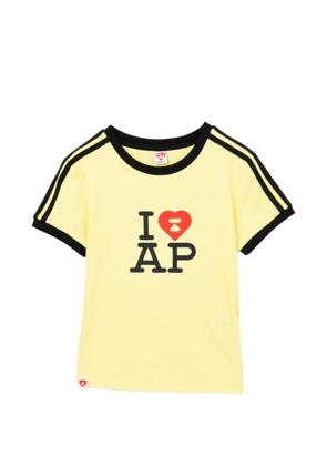 APEE™ by *A BATHING APE® printed T-shirt - Yellow