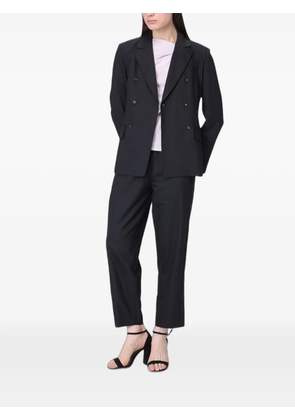 Tela elasticated-waist cropped trousers - Blue