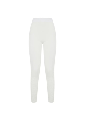 Alberta Ferretti slip-on skinny trousers - White