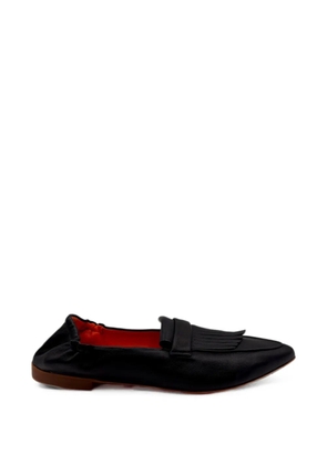 KROLL fringe-detail loafers - Black