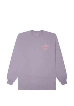 Neighborhood LS-4 logo-print T-shirt - Purple
