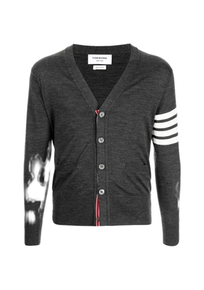 Thom Browne 4-Bar stripe cardigan - Grey