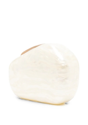 Cult Gaia Althea chain-link clutch bag - Neutrals