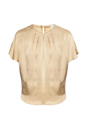 ISABEL MARANT Sakine pleated blouse - Neutrals