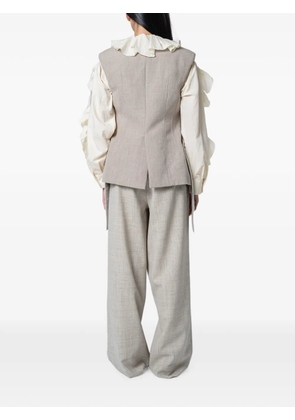 Muller Of Yoshiokubo Form waistcoat - Black